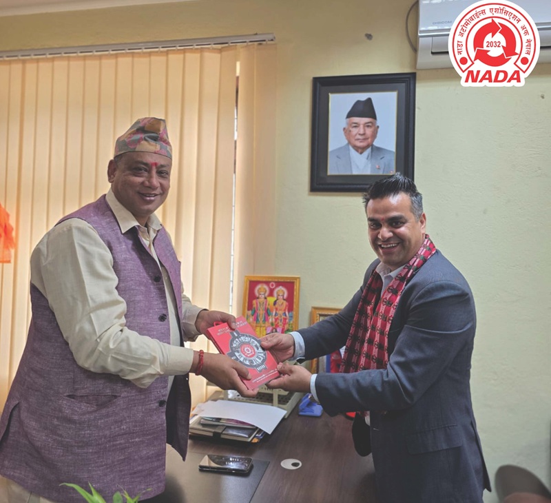 NADA Delegate Meets Bagmati CM