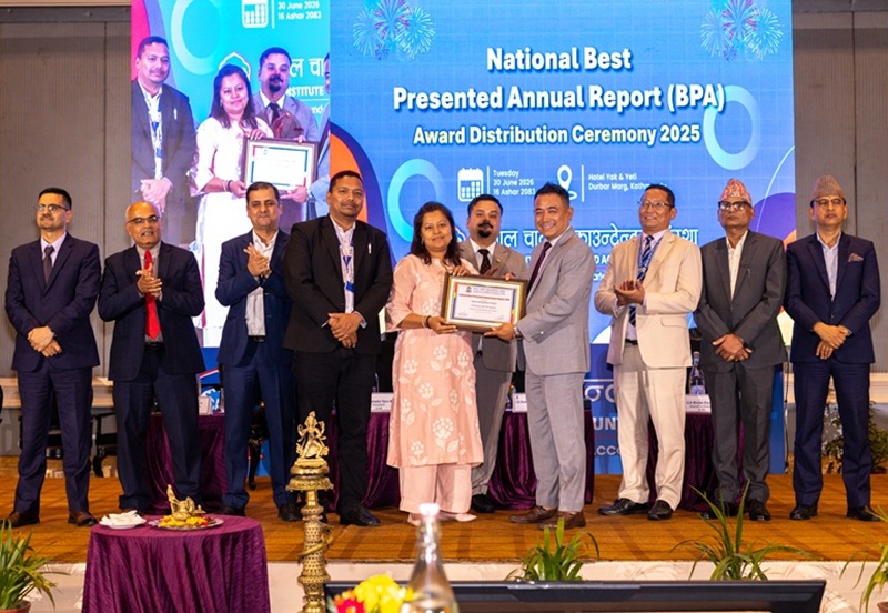 NCHL Awarded BPA Award 2025 For Excellence in Corporate Governance