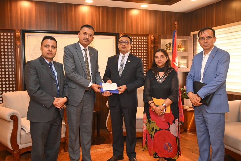 Nepal Eye Program and Partner Contribute Over 13 Million Rupees to Disaster Relief Fund