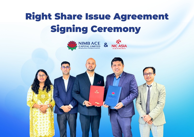 NIC ASIA Bank Limited Appoints NIMB ACE Capital Limited as Issue and Sales Manager for Rights Share Issuance