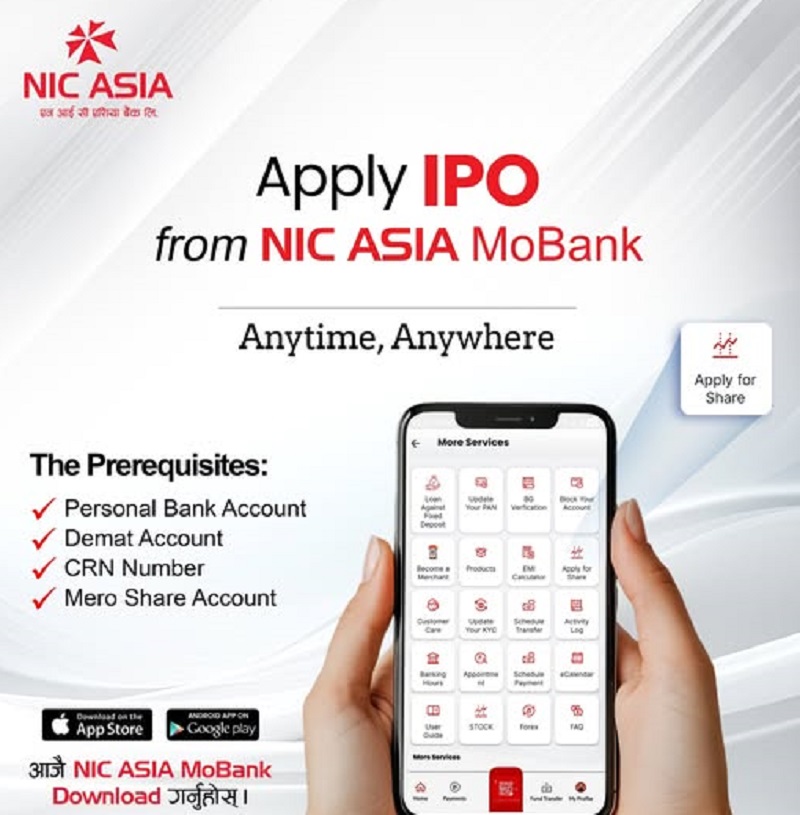 NIC ASIA MoBank IPO Online