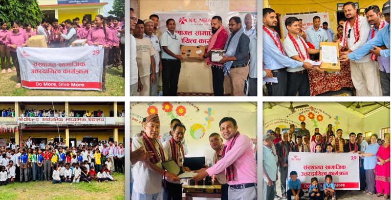 NIC Asia Bank Hands Over Laptops, Computers, and Projectors to 4 Schools
