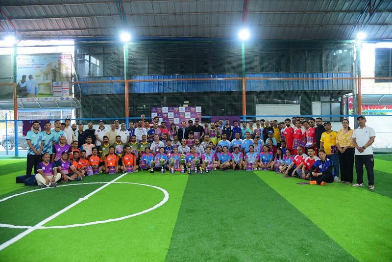 Nepal SBI Bank Organizes MD’s Cup Futsal Tournament To Mark 33rd Anniversary