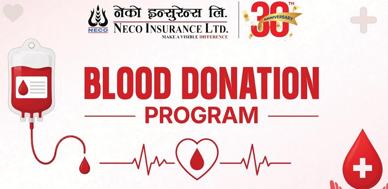 Neco insurance blood donation program for its 30th anniversary