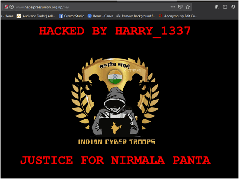 Lahore: Hackers deface Lahore district government's website, posts tribute  to Indian Army - The Economic Times