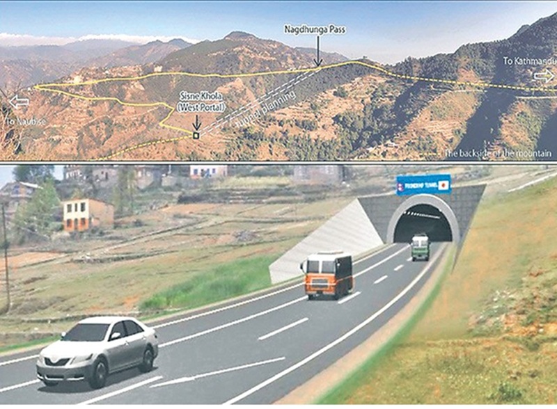 Nepal’s First Road Tunnel: Nagdhunga Tunnel Road Prepares For Shrawan Launch