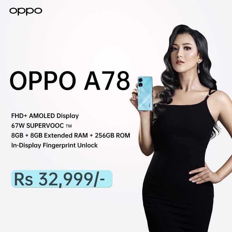 OPPO A78 67W Flash Charge