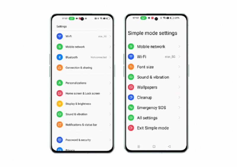 OPPO Simple Mode