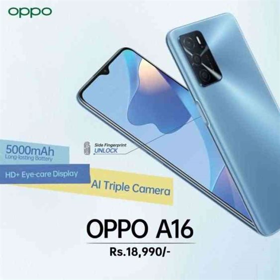 Oppo A16 Price