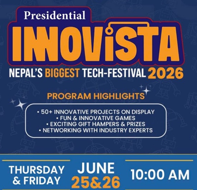 Presidential Innovista 2.0: Nepalese Tech Students Showcase AI, Robotics, and Cybersecurity Solutions in Kathmandu