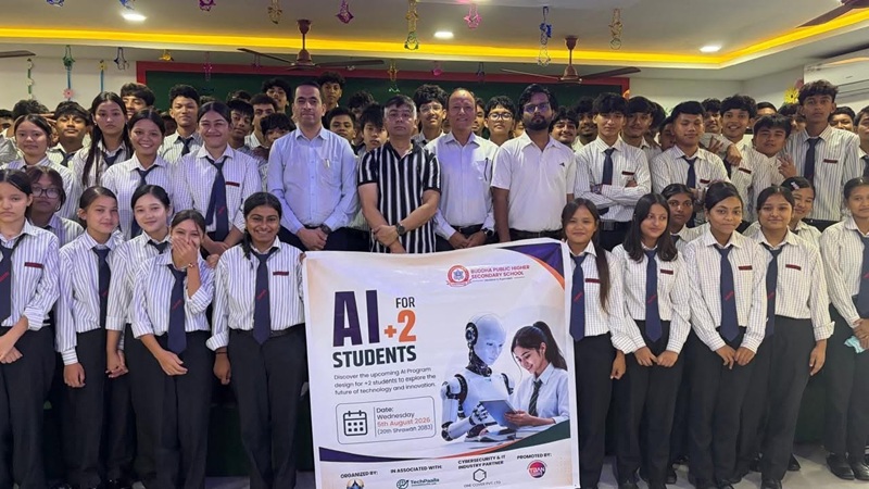 Principal of Devdaha Buddha Public School Highlights Tech Empowerment for +2 Students