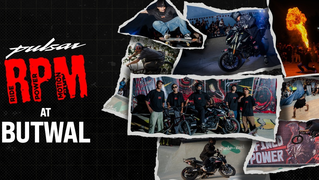 Pulsar RPM Butwal Sparks Youth & Street Culture Excitement with Stunts and Music