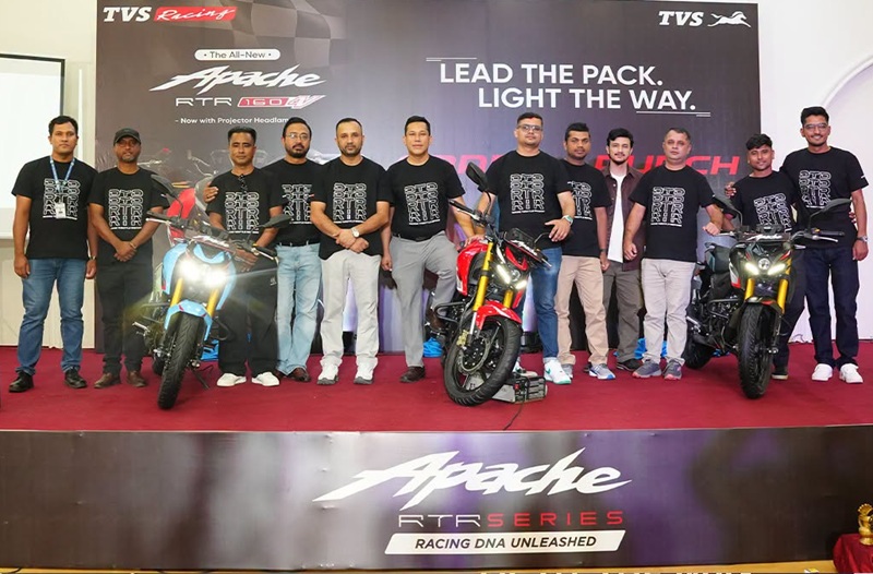 TVS Apache RTR 160 4V Arrives in Pokhara With USD Forks: Details Here