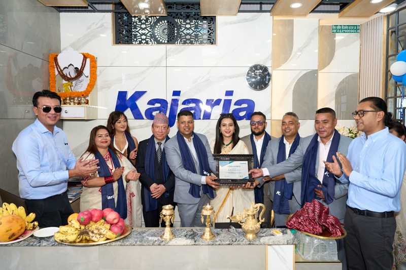 New Kajaria Ramesh Tiles Showroom Jorpati Opens for Premium Surfacing