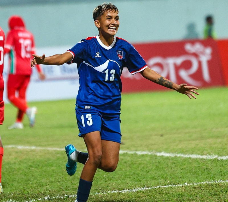 Nepalese Forward Rekha Poudel Joins Cambodian Champions Phnom Penh Crown FC