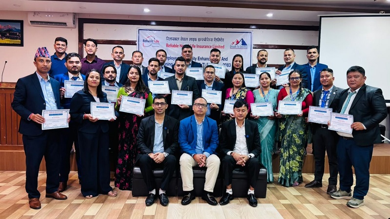 Reliable Nepal Life Insurance Conducts Employee Capability Enhancement and Training of Trainers Program