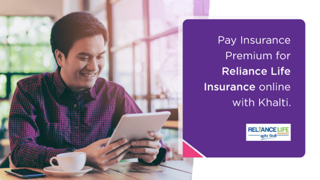 Reliance Life Insurance premium payment from Khalti