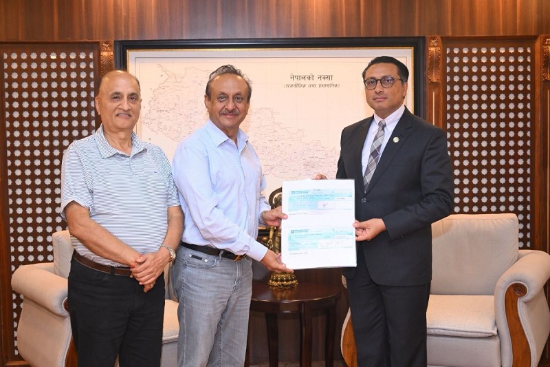 Riddhi Siddhi Cement and Shaurya Cement Contribute 10.1 Million Rupees to Prime Minister Relief Fund