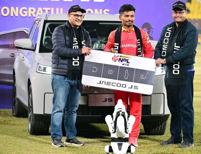 Rohit Paudel Receive Jaecoo J5