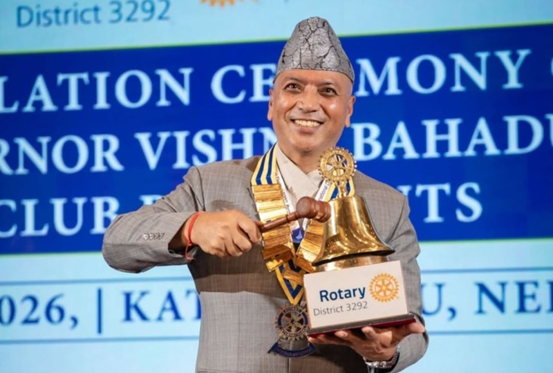 Rotary District Governor Bishnu Bahadur Karki Leads District 3292