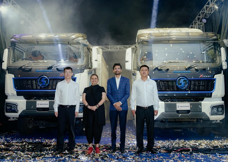 SHACMAN X5000e Electric Trucks Launched in Nepal by Jagdamba Motors