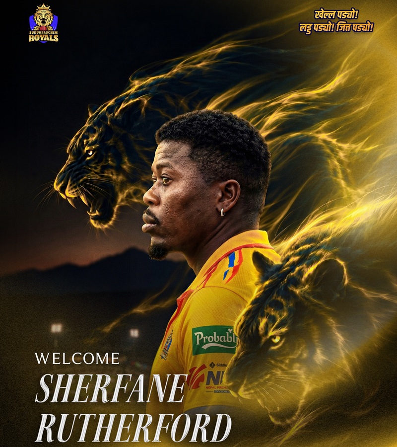 Sherfane Rutherford Joins Sudurpaschim Royals for NPL Season 3