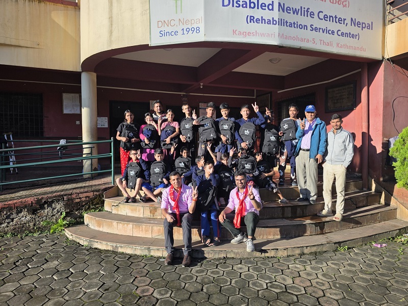 Shivam Cements Distributes Clothing and Educational Supplies to Differently Abled Students