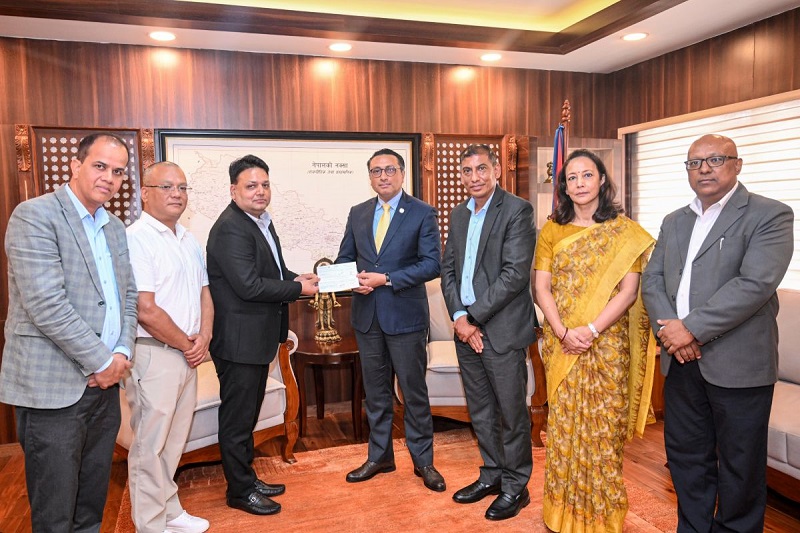 Siprabhya Group Donates NPR 50.1 Million to Prime Minister Disaster Relief Fund