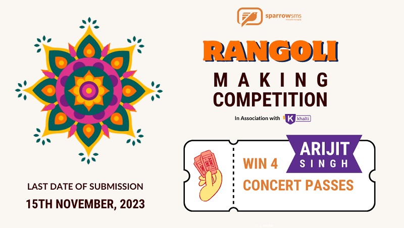 Sparrow SMS Rangoli Competition