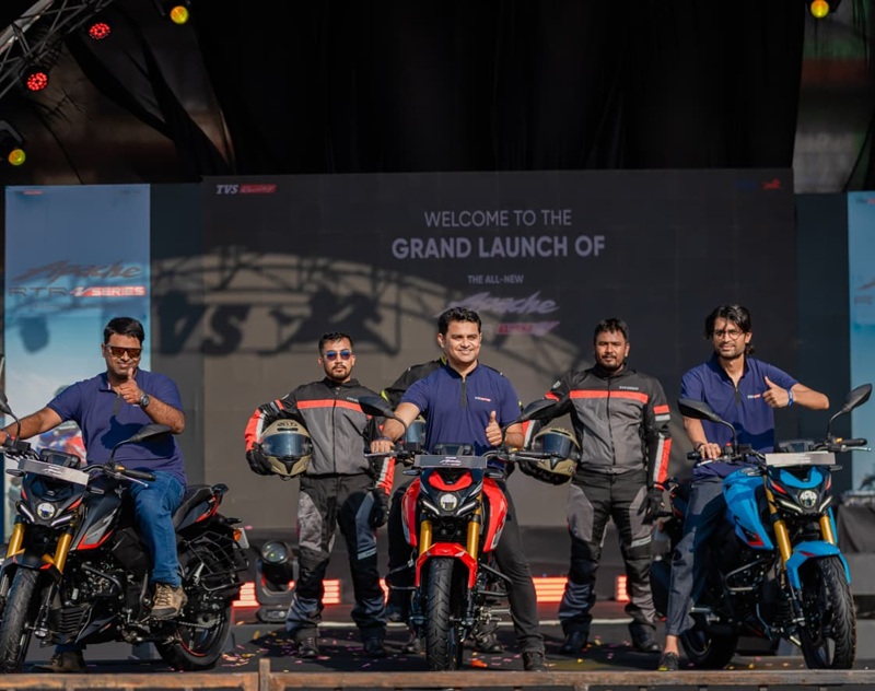 TVS Apache RTR 160 4V Launched as Nepal’s Most Powerful 160cc Bike