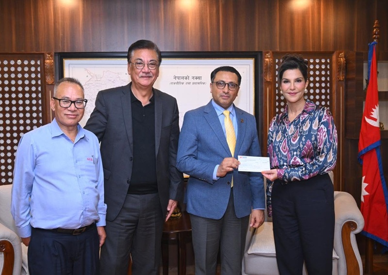 Toyota Nepal Hands Over NPR 30 Million to PM Disaster Relief Fund to Aid Flood Recovery
