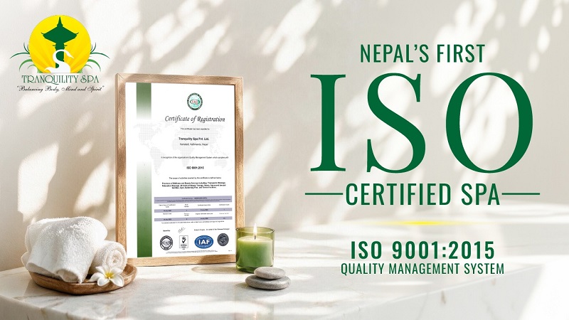 Tranquility Spa Receives ISO 9001:2015 Certification For Quality Management