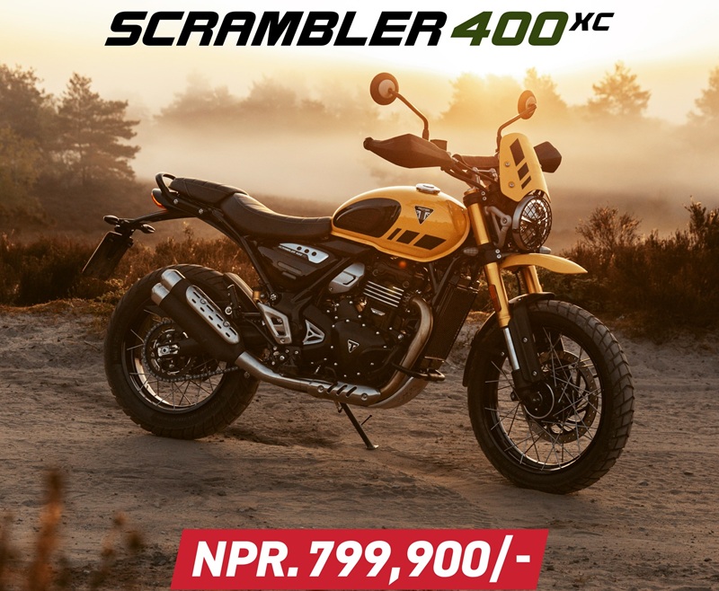 Triumph Scrambler 400XC Price Nepal