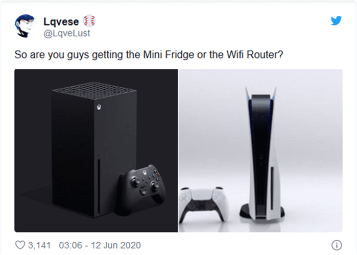Twitter Reactions and Memes on PlayStation 5