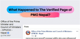 Facebook Page of Office of Prime Minister and Council of Ministers Hacked