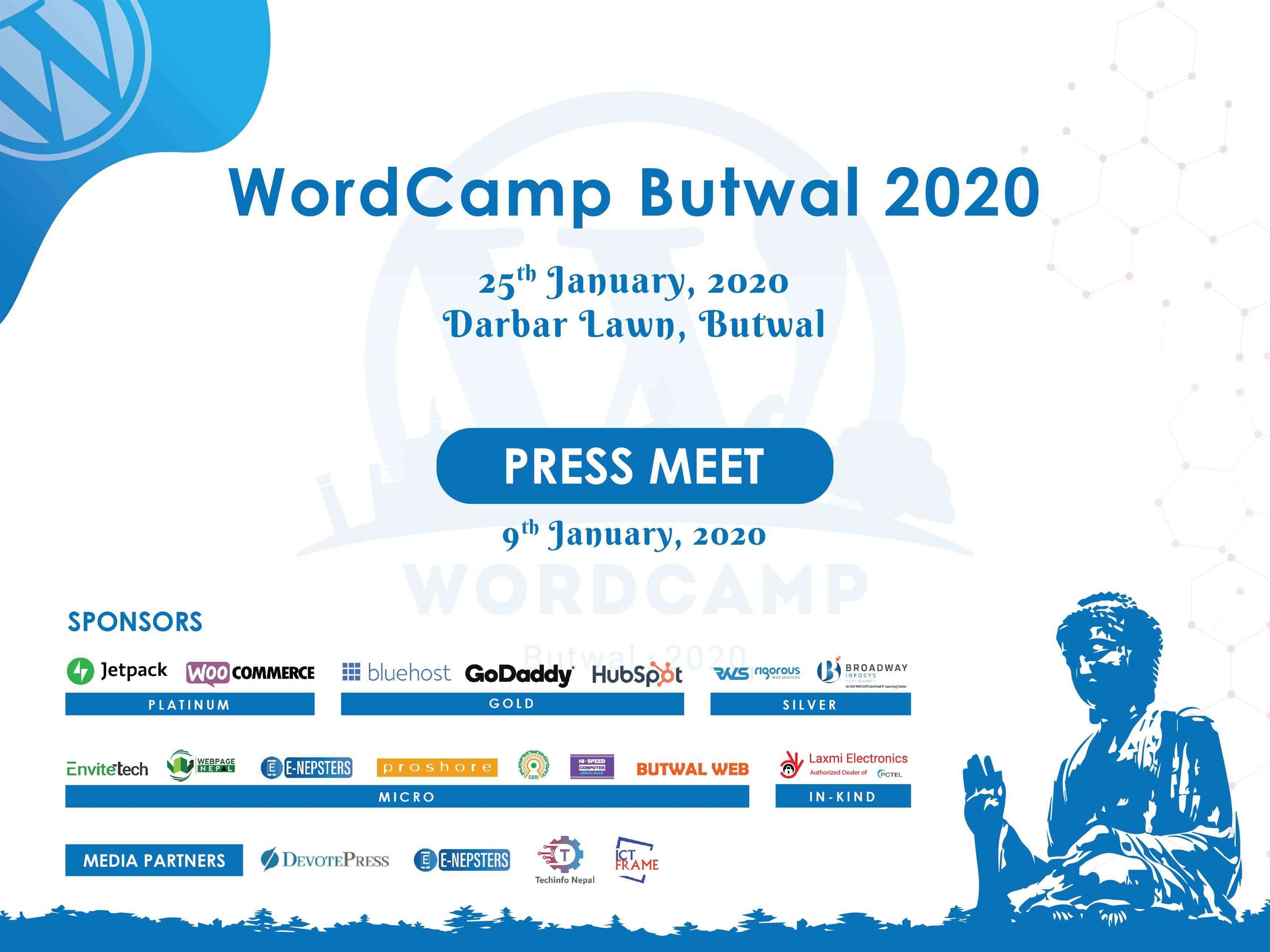 WordCamp Butwal 2020 Press Meet