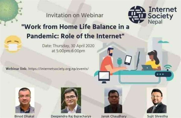 Work Form Home Life Balance in a Pandemic: Role of the Internet