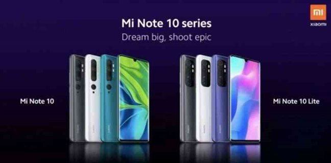 Xiaomi Confirmed to launch Mi Note 10 Lite Tomorrow April 30