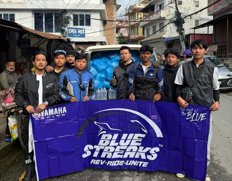 Yamaha Blue Streaks Delivers Flood Relief Aid to Rasuwa & Nuwakot