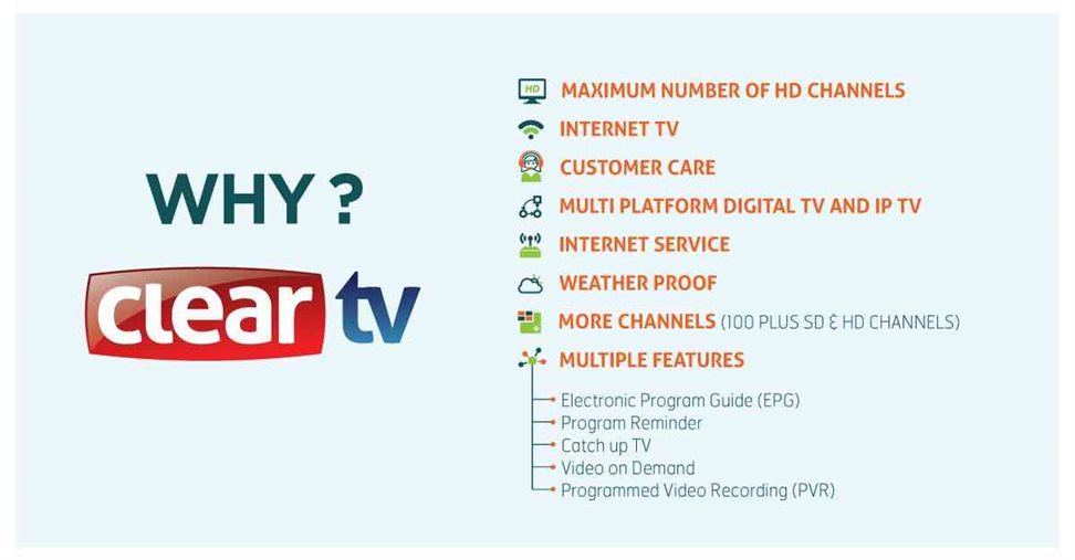 clear tv number