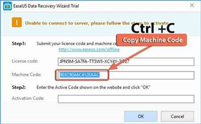 click Activate to purchase a license and finally click Recover - ICT Frame