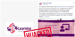 eLearning Official Domain Name Hijacked