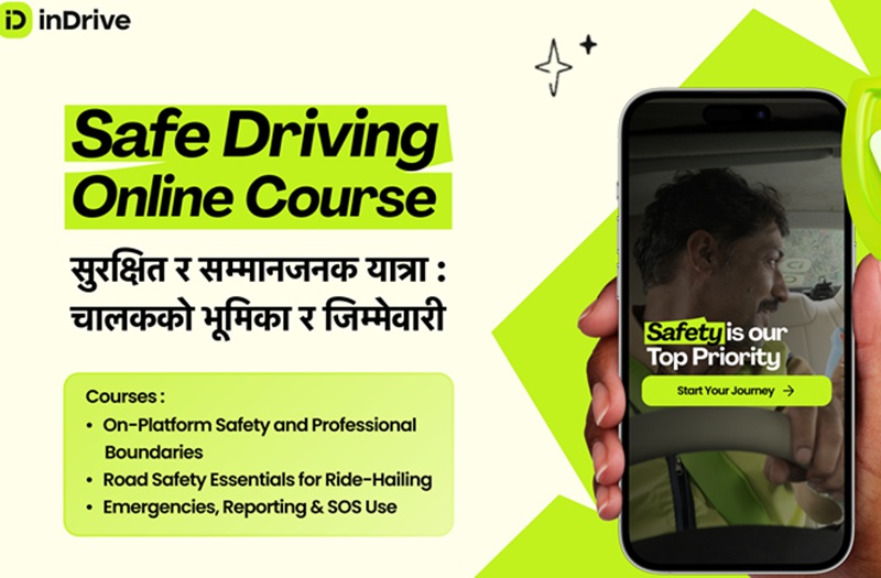 inDrive Nepal Launches Safe Driving Online Course to Empower Driver Partners